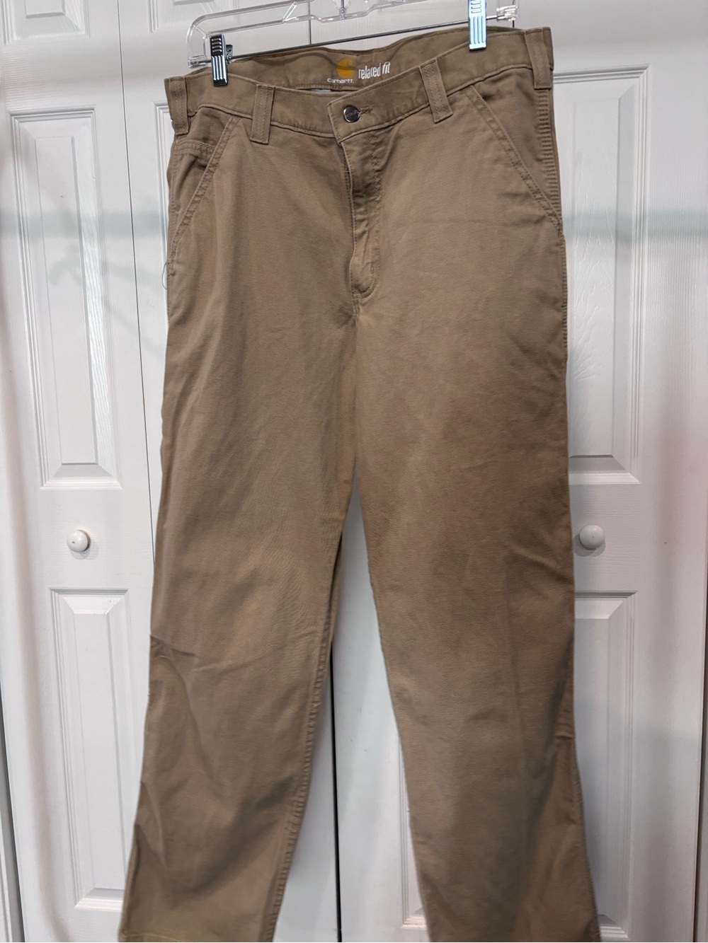 Carhartt Men's Relaxed Fit Khaki Pants